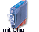 Druckerpatrone Cyan ersetzt CLI8C mit Chip 
