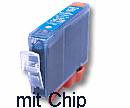 Druckerpatrone Photo Cyan ersetzt CLI8PC mit Chip 
