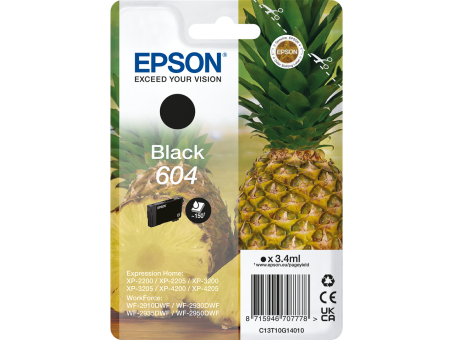 Tintenpatrone Epson 604 schwarz 