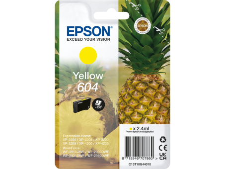 Tintenpatrone Epson 604 Gelb 